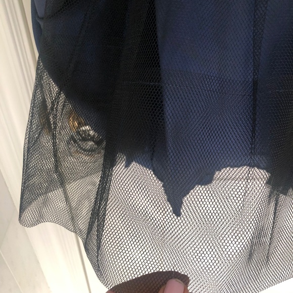 UN DEUX TROIS SPECIAL OCCASION PARTY DRESS NAVY COLOR GIRLS SIZE 10 - Picture 3 of 7